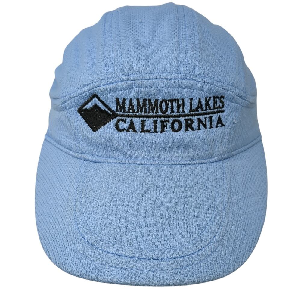 Mammoth Lakes California 5 Panel Cap Blue One Size Adjustable Embroidered Opi
